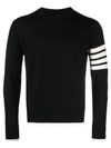 4-Bar Knit Top Black - THOM BROWNE - BALAAN 2