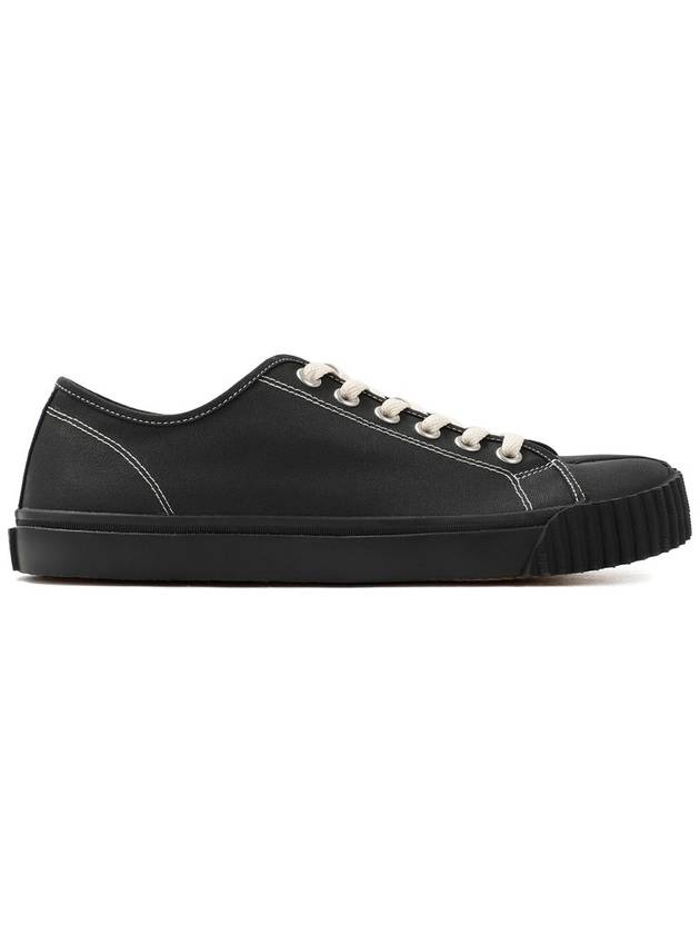 Tabi Canvas Low Top Sneakers Black - MAISON MARGIELA - BALAAN 39