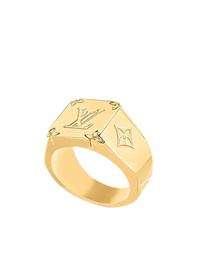 Monogram Signet Ring Gold - LOUIS VUITTON - BALAAN 1