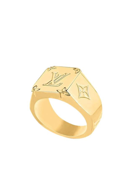 Monogram Signet Ring Gold - LOUIS VUITTON - BALAAN 1