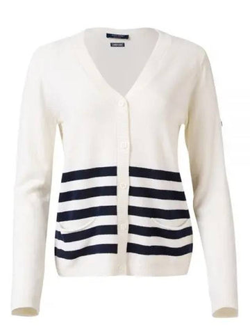 Ontario Cashmere Cardigan Blanc D Hiver 2041 5 - SAINT JAMES - BALAAN 1