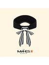 Logo sun cap visor black orange label high top ribbon sun cap EC00711 - MAHES - BALAAN 3