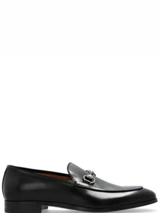 Men's Horsebit Leather Loafer Black - GUCCI - BALAAN 2