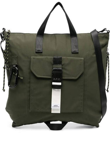 Treck Tote Bag Dark Khaki - A.P.C. - BALAAN 1