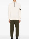 Light Fleece Half Zip-Up Sweatshirt Beige - CP COMPANY - BALAAN 4