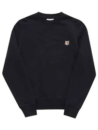 Fox Head Patch Regular Sweatshirt Black - MAISON KITSUNE - BALAAN 2