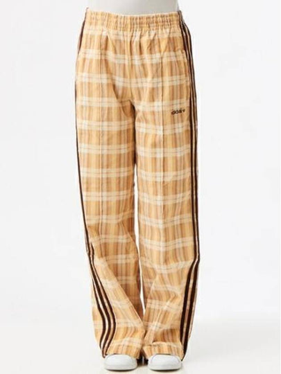 Tartan Corduroy Wide Pants Beige - ADIDAS - BALAAN 2