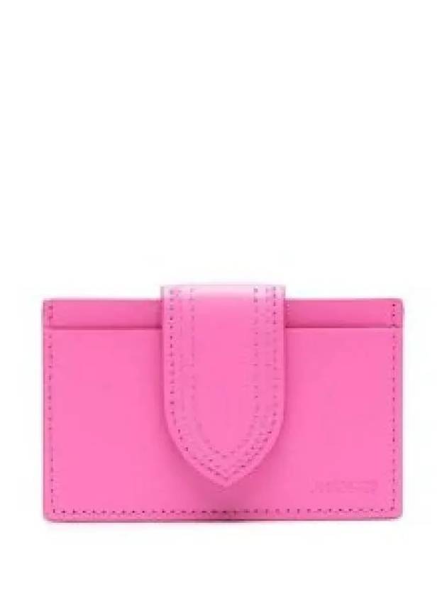 Le Porte Carte Bambino Leather Card Wallet Pink - JACQUEMUS - BALAAN 2