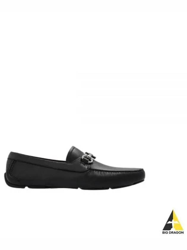 Gancini Ornament Driving Shoes Black - SALVATORE FERRAGAMO - BALAAN 2