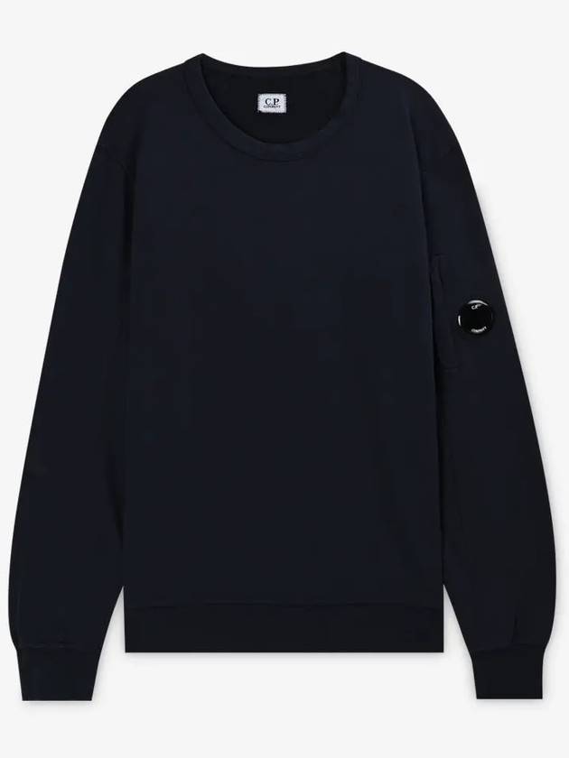 Light Fleece Sweatshirt Navy - CP COMPANY - BALAAN 4