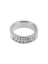 Women’s Numeric Minimal Polished Finish Ring Silver - MAISON MARGIELA - BALAAN 2