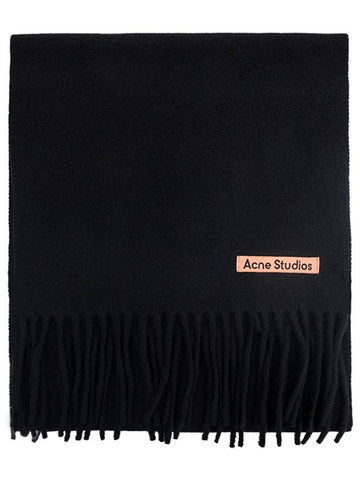 Skinny Muffler Shawl Scarf Black CA0218 900 - ACNE STUDIOS - BALAAN 1