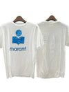 Zwell Logo Print Short Sleeve T-Shirt White - ISABEL MARANT ETOILE - BALAAN 2