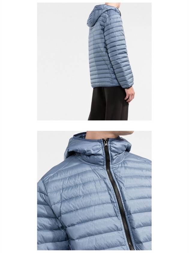 Loom Woven Chambers R-Nylon Down-TC Packable Jacket Blue - STONE ISLAND - BALAAN 6