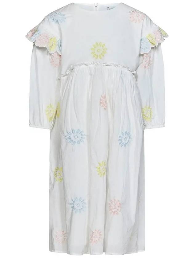 Kids Women Flower Long Dress TS1B40 Z1142 101EM - STELLA MCCARTNEY - BALAAN 2