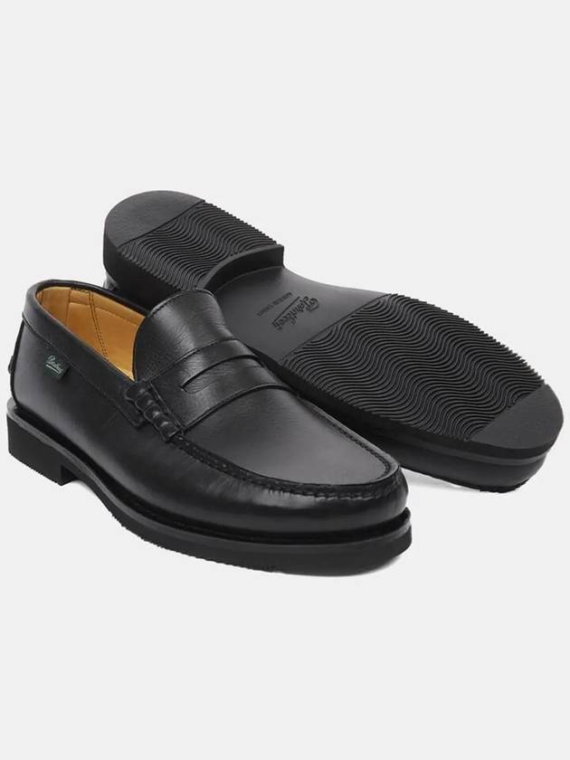 Brighton Leather Loafer Black - PARABOOT - BALAAN 3