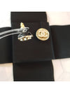 Round CC logo gold metal earrings - CHANEL - BALAAN 4