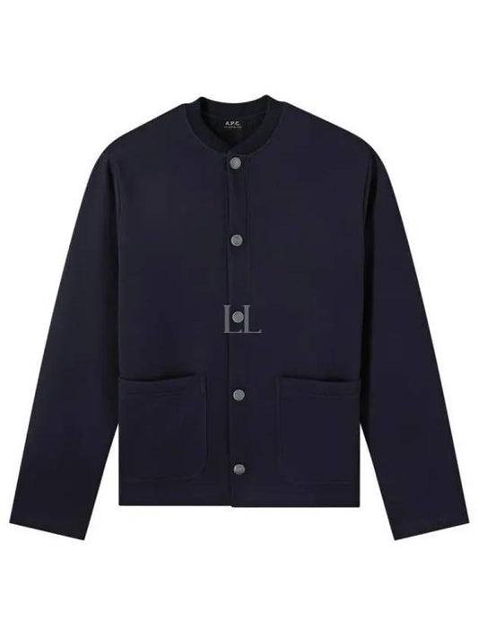 Men's Stevie Cardigan Dark Navy - A.P.C. - BALAAN 2