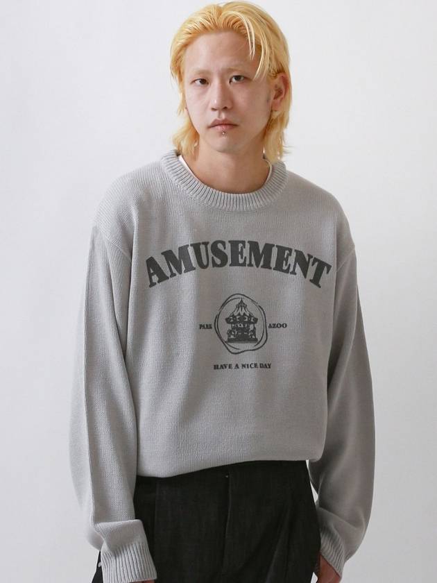 Amusement Park Knit Gray - BYL - BALAAN 1