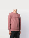 Lens Wappen Fleece Sweatshirt Pink - CP COMPANY - BALAAN 4