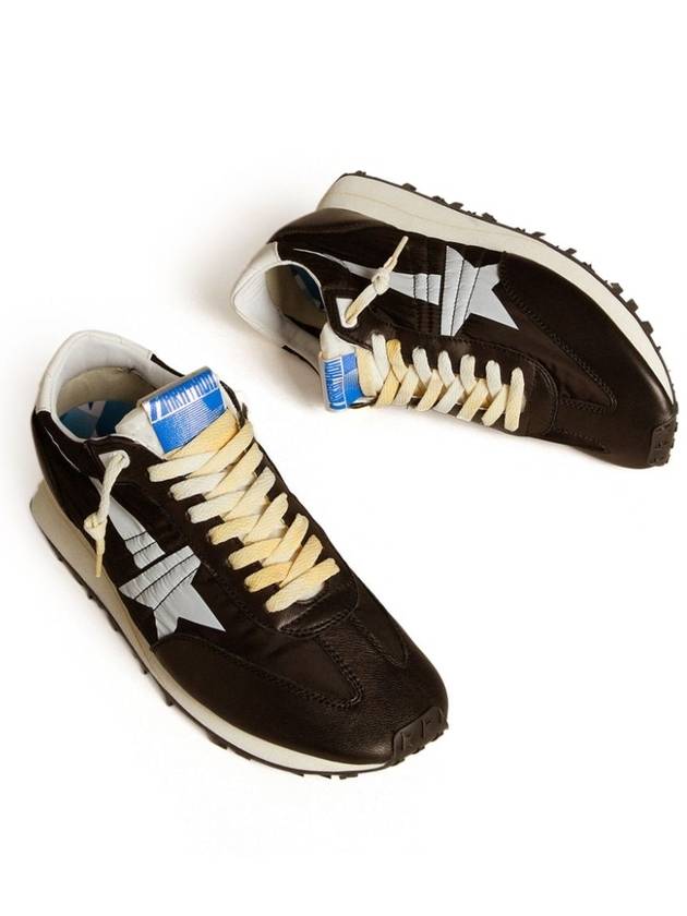 MARATHON leather nylon sneakers GMF00683F005459 B0080785971 - GOLDEN GOOSE - BALAAN 3