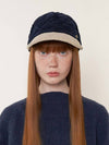 Quilting Wire Cap Navy - BROWN HAT - BALAAN 2