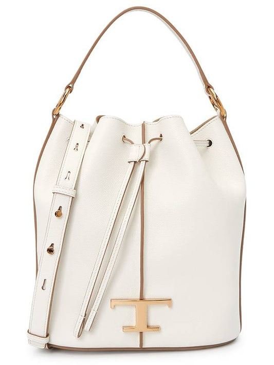 Timeless Small Bucket Bag White - TOD'S - BALAAN 2