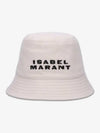 Haley Logo Bucket Hat Black Ecru - ISABEL MARANT - BALAAN 2