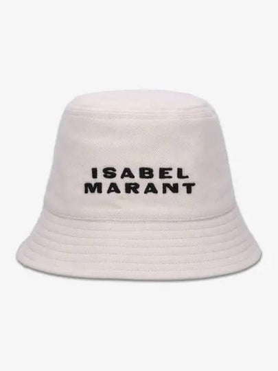 Haley Logo Bucket Hat Black Ecru - ISABEL MARANT - BALAAN 2