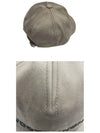 W243AC52666E Paris logo embossed suede ball cap beige hat TJ - WOOYOUNGMI - BALAAN 5