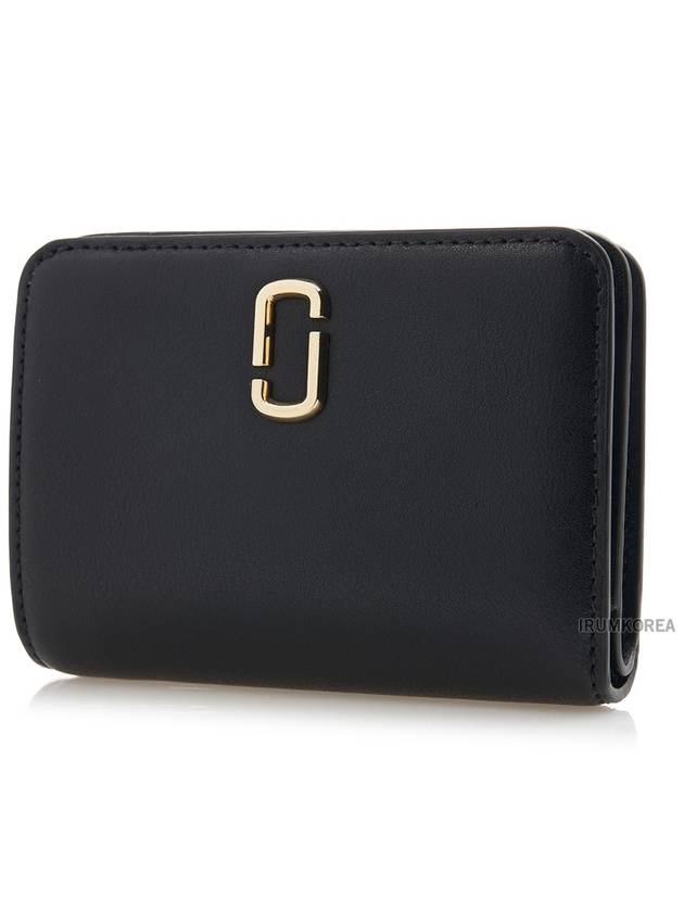 The J Marc Mini Compact Half Wallet Black - MARC JACOBS - BALAAN 3