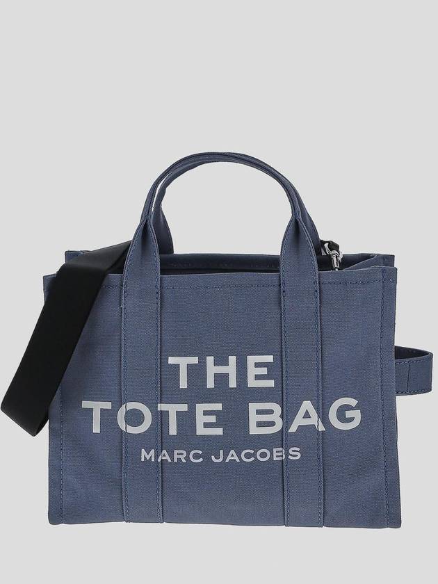 Logo Medium Canvas Tote Bag Blue - MARC JACOBS - BALAAN 2