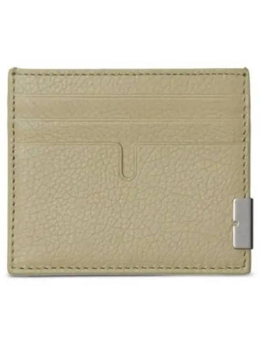 Tall B Cut Leather Card Holder 8080673 - BURBERRY - BALAAN 2