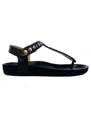 ENAVY Sandals Black - ISABEL MARANT - BALAAN.