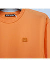 Logo Patch Cotton Short Sleeve T-Shirt Mandarin orange - ACNE STUDIOS - BALAAN 6