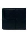 Intrecciato Cassette Half Wallet Black - BOTTEGA VENETA - BALAAN 3