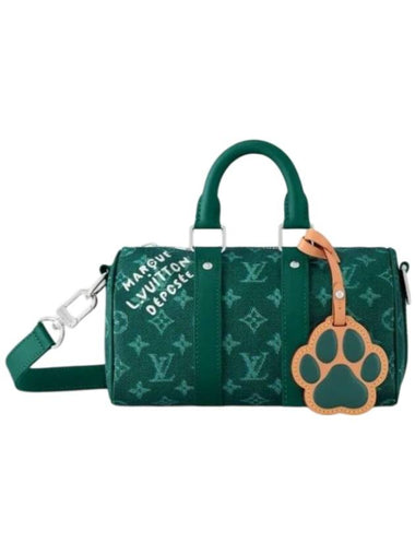 Keepall Bandoulier 25 Cross Bag Green - LOUIS VUITTON - BALAAN 1