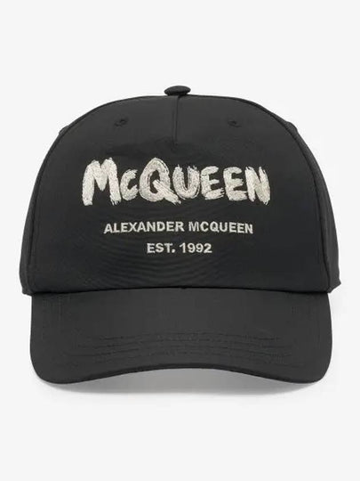 Logo Ball Cap Black - ALEXANDER MCQUEEN - BALAAN 2