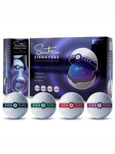 New Signature Putting Track 3 Piece Golf Balls 1 Dozen 12 - SAINTNINE - BALAAN 1