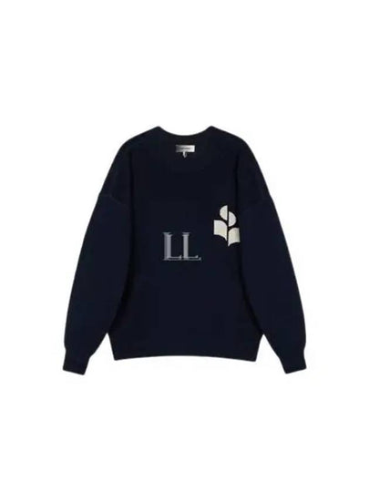 Evans Logo Crew Neck Knit Top Naver - ISABEL MARANT - BALAAN 2