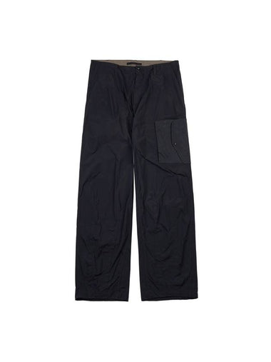 Flap Pocket Cargo Wide Pants Black - TEN C - BALAAN 1