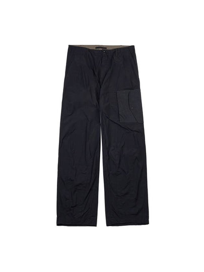 Flap Pocket Cargo Wide Pants Black - TEN C - BALAAN 2