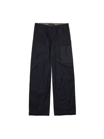 Flap Pocket Cargo Wide Pants Black - TEN C - BALAAN 1