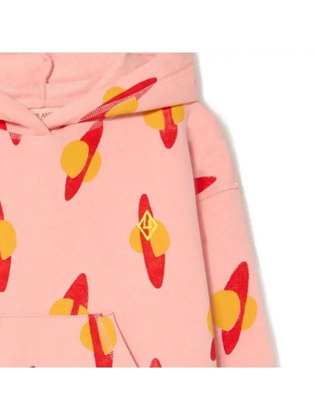 Kids UFO Pattern Hoodie Light Pink F23025 297DI - THE ANIMALS OBSERVATORY - BALAAN 4