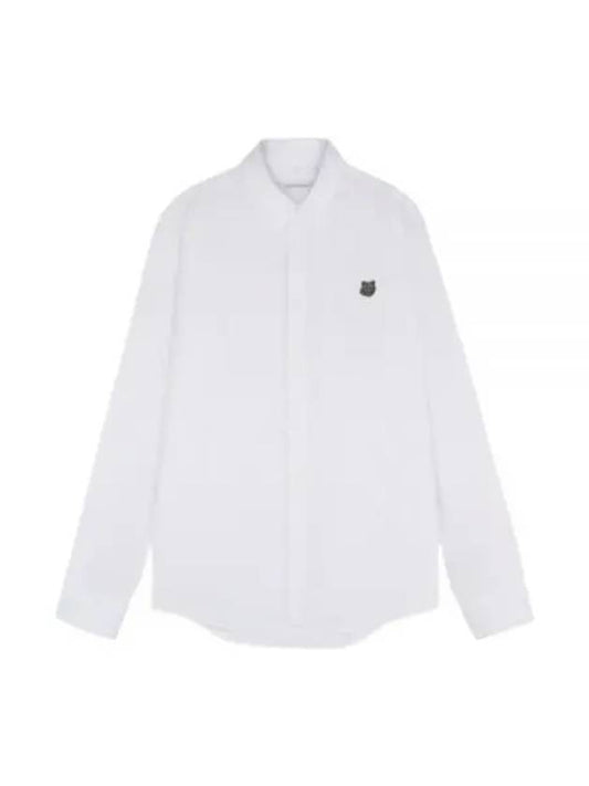 Fox Patch Cotton Shirt MM00412WC0026 - MAISON KITSUNE - BALAAN 2