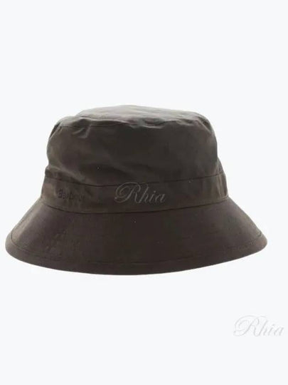 Wax Logo Bucket Hat Olive - BARBOUR - BALAAN 2