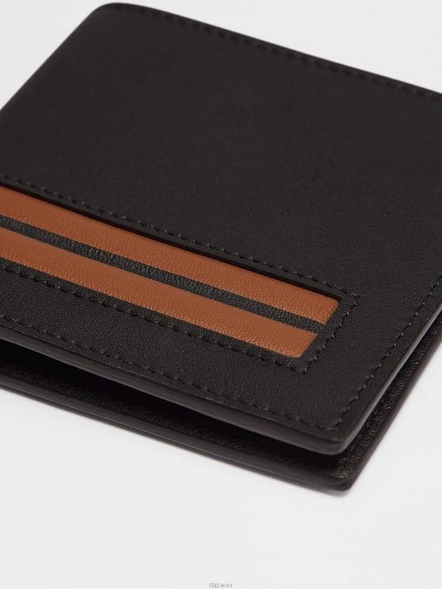 Zegna Black Smooth Leather Billfold 8cc Bicycle Wallet FREE - ERMENEGILDO ZEGNA - BALAAN 7