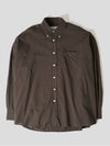 Borrowed Button Down Long Sleeve Shirt Brown - OUR LEGACY - BALAAN 2