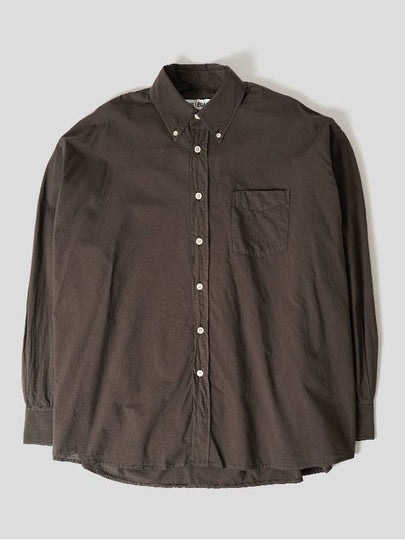 Borrowed Button Down Long Sleeve Shirt Brown - OUR LEGACY - BALAAN 2