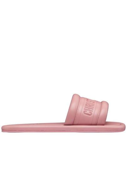 Every-D Embossed Lambskin Slippers Pink - DIOR - BALAAN 2